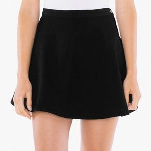 Small Black American Apparel circle skirt